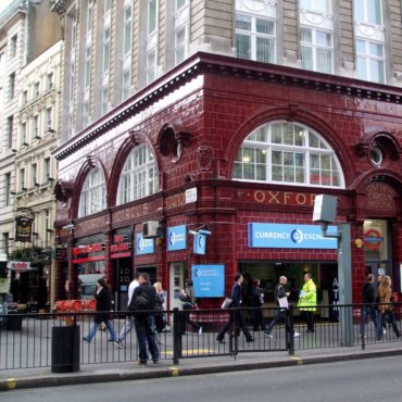 Oxford Circus tube station- UK